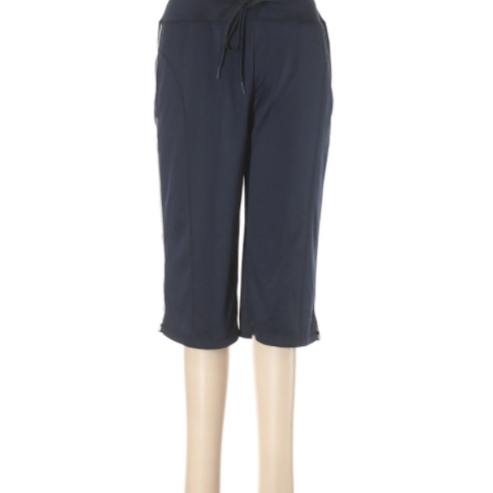 Danskin Now Active Pants M Boyfriend Blue MidRise